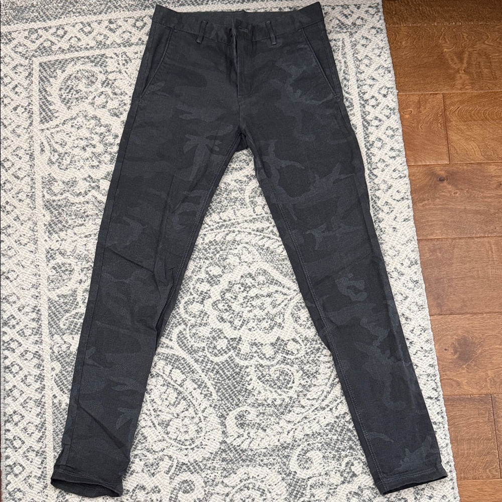 Zara Black Camouflage Men Pants